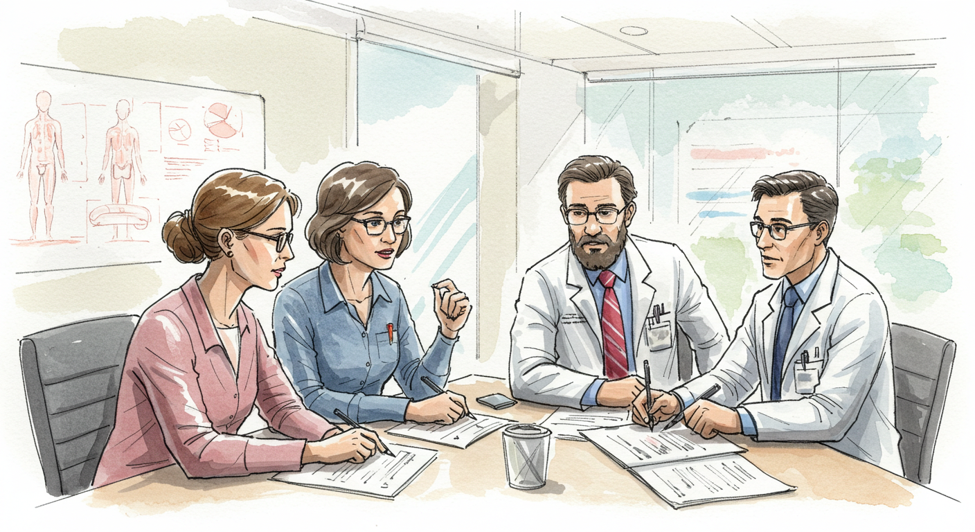 Healthcare Leadership Sketch 02 - generated by David Quitmeyer