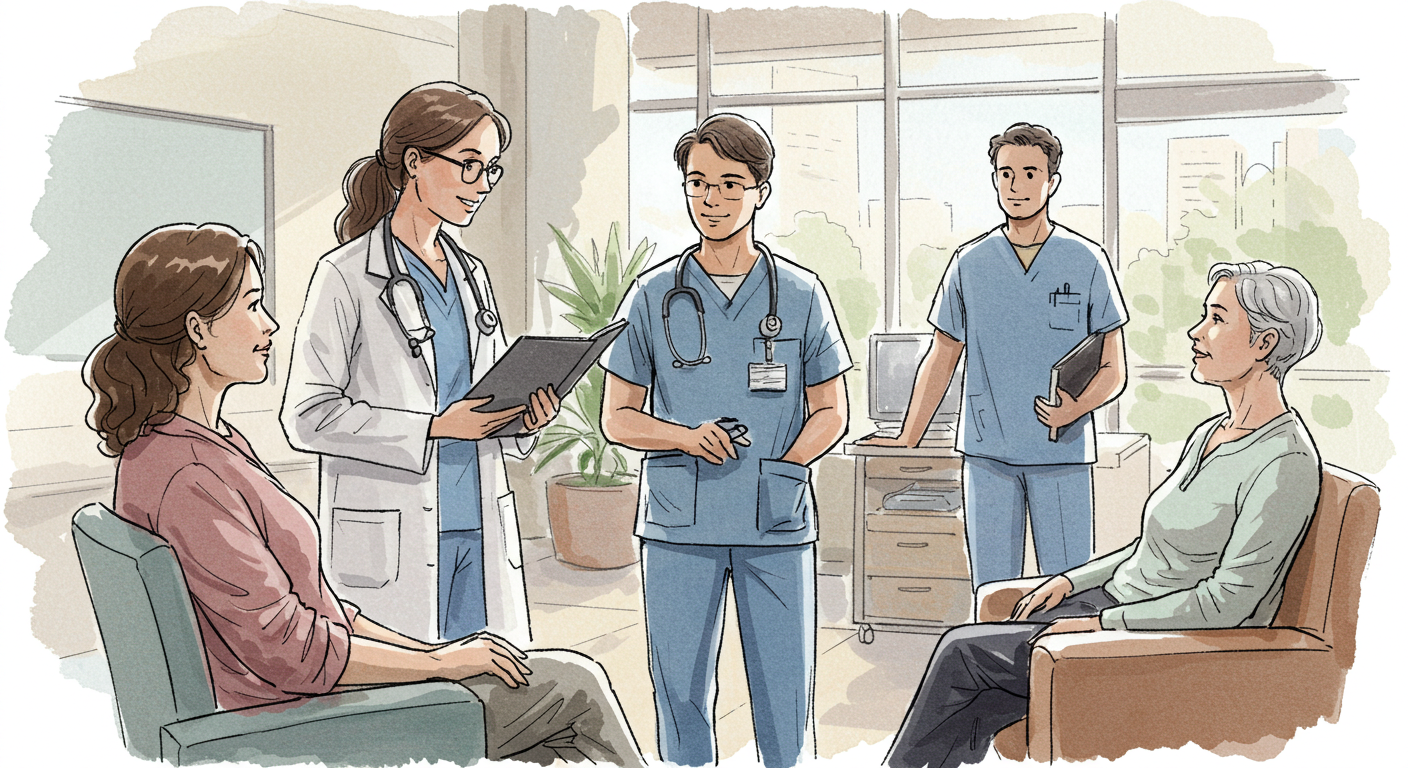 Healthcare Leadership Sketch 07 - generated by David Quitmeyer