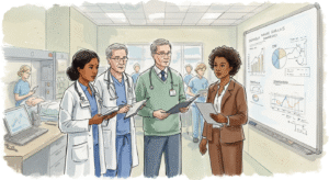 Healthcare Leadership Sketch 10 - generated by David Quitmeyer