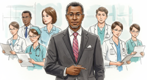 Healthcare Leadership Sketch 13 - generated by David Quitmeyer